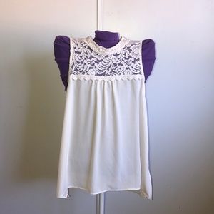 Women’s Mock Sleeveless Blouse 👚🌹